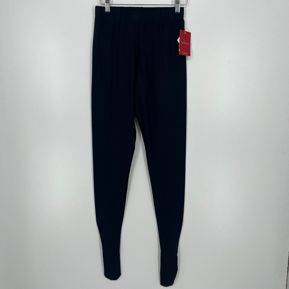Capezio Footed Tight 10361M Black XL Tactel Nylon Dance Ballet Made in USA NEW